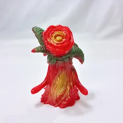 マルサン マルガチャ 世紀の大怪獣 ビオランテ 花獣 (赤成型) ソフビ