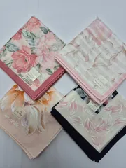 【新品】jun ashida レディースハンカチ 4枚セット お買い得品