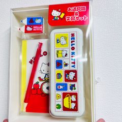 平成レトロ】Sanrio Hello Kitty 筆箱 文房具セット - メルカリ