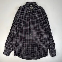古着 ブルックスブラザーズ Brooks Brothers 長袖シャツ チェック 胸ポケ ボタンダウン M  ネイビー系 マルチカラー メンズ