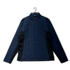 未使用品 メンズ アンダーアーマー UNDER ARMOUR フルジップアウター L 紺 ネイビー 軽量 中綿 保温 撥水加工