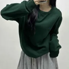 最新バージョン ポロ ラルフローレン QRタグ 緑 スウェットシャツ クルーネック スウェット (L)