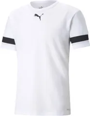 プーマ PUMA サッカー TEAMRISE ゲームシャツ メンズ 半袖 Tシャツ 吸水 速乾 快適 ハーフスリーブ トップス ウェア ロゴ トレーニング 練習 クラブ 部活動 クラブ  705141 04 PUMAWHITE-PUMABLA