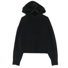 ZARA BASIC ザラベーシック 長袖 裏起毛 パーカー S ブラック レディース 古着