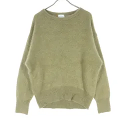 美品 green label relaxing グリーンレーベルリラクシング 長袖 ウール混 セーター ブラウン ユナイテッドアローズ レディース 古着