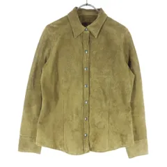 Eddie Bauer エディーバウアー 長袖 スエードレザージャケット M ブラウン レディース 古着