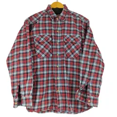 リーバイス Levis 00s ORANGE TAB フラップポケット チェック柄 ネルシャツ メンズ import：M 