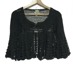 Sybilla(シビラ) カーディガン サイズM レディース - 黒 七分袖