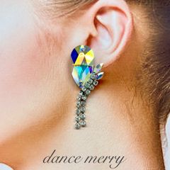 超豪華 新品 社交ダンス ウエディング イヤリング デモ パーティ