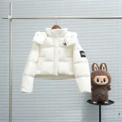 THE NORTH FACE ザノースフェイス 白 レディース グロッシー RDS RUN ダウン ジャケット マット ショートダウン M