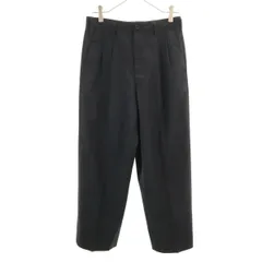 美品 Y’s for men ワイズフォーメン 90s オールド タック テーパードパンツ S チャコールグレー メンズ 古着