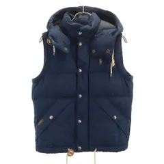 POLO RALPH LAUREN ポロラルフローレン ダウンベスト XS ネイビー レディース 古着