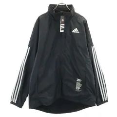 未使用 adidas アディダス ウインドブレーカー 2XO ブラック 裏トリコット ビックサイズ メンズ 古着