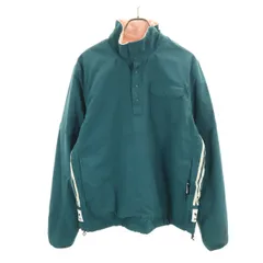 adidas Originals アディダスオリジナルス スナップ リバーシブル ジャケット L 青緑 プルオーバー メンズ 古着