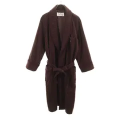 PIERRE BALMAIN ピエールバルマン 日本製 ガウンコート MA バーガンディ系 メンズ 古着