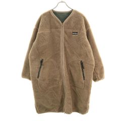 美品 WILDTHINGS ワイルドシングス ボアコート M ベージュ 中綿 リバーシブル レディース 古着