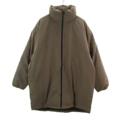 MUJI 無印良品 ダウンコート S-M ブラウン系 良品計画 メンズ 古着