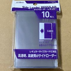 4個】かどまる カドまる スリーブ 縦入れ サイズ:64×89mm 100枚 クリア