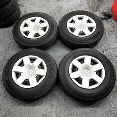 ハイエース　純正タイヤ付きホイール 200系 ハイエースサイズ】トヨタ 150 プラド 純正 17in 7.5J +25