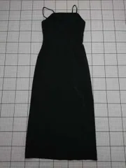 ◇ ⊂ 【ルエレ Louere】キャミソールロングワンピース ブラック系 Mサイズ レディース E  【1508260035989】