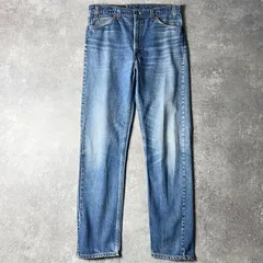 ヒゲ 90s Levis 505 デニム パンツ 36 34 / 90年代 リーバイス オールド ジーンズ ジーパン テーパード ストレート