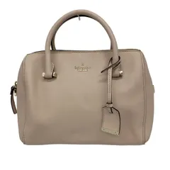 美品 kate spade キャメロン ストリート ゾーイー ベージュ×ブラック