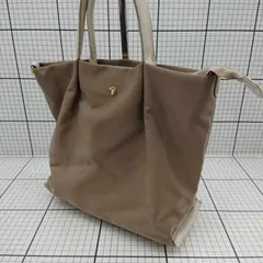 ◇ Θ Legato Largo レガートラルゴ シンプル 2way ハンドバッグ ベージュ系 レディース E  【1508260041799】