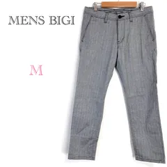 メンズ ビギ♡MENS BIGI【M】カジュアルパンツ スラックス ストライプ柄 スーツ オフィス 日本製
