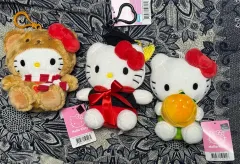 まとめ売り / Sanrio HELLO KITTY ぬいぐるみ キーホルダー (テディベア 卒園式 帽子 フルーツ)