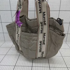 ◇ Θ 美品 MumME シンプル系 ハンドバッグ ライトグレー系 レディース E  【1508260044714】