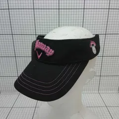 ◇ ⊂ 美品 callaway 可愛い系 バイザー ブラック系 サイズF レディース E  【1508260044523】