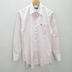H■バーバリー ブラックレーベル/BURBERRY BLACK LABEL 長袖クレリックシャツ ワイシャツ【41】ピンク/MENS■72【中古】