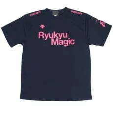 DESCENTE 沖縄 限定 デサント 夢 マジック Ryukyu Magic Tシャツ オリジナル ネイビー 沖縄 Tシャツ 送料無料 ネコポス