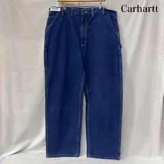 カーハート ペインターパンツ デニムパンツ ジーパン ブルー メキシコ製 W44 L32 メンズ 44インチ ISItems【USED】【古着】【中古】50149324