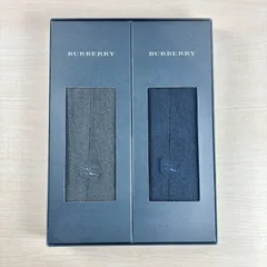 【新品未使用】BURBERRY 靴下 2足 セット 25～26cm メンズソックス