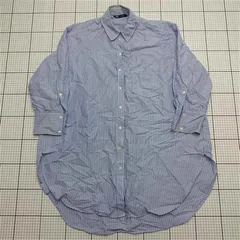 ◇ ⊂ 【ザラ ZARA】ストライプシャツ ブルー系 長袖 Sサイズ メンズ 8068/336/044 E  【1509190005875】