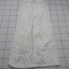 ◇ Θ 【アズールバイマウジー AZUL BY MOUSSY】ホワイト系 ワイドパンツ Mサイズ レディース E  【1509190007411】