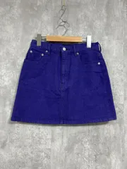 SLY スライ ジーンズ Aライン 台形 デニムスカート size2/紫 ■■ レディース
