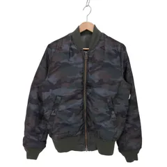 アルファインダストリーズ ALPHA INDUSTRIES リバーシブル カモ柄 ma-1 フライトジャケット メンズ JPN：M 