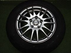 中古】 送料込み 日産純正スチール キャラバン 195/80R15 スタッドレス