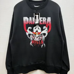 新品 未使用 タグ付き オフィシャル PANTERA パンテラ トレーナー スウェット Lサイズ バンドTシャツ メンズ 長袖 バンティー ブラック ロンT ロンティー ロック メタル プルオーバー 裏起毛 冬服 公式 両面プリント