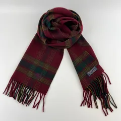 【中古】BURBERRY バーバリー ノバチェック マフラー カシミヤ マルチカラー ヴィンテージ レディース 【中古美品】HIBUOCHI VINTAGE