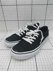 ◇ Θ バンズ VANS スケートボードロゴ ブラック系 ローカットスニーカー レディース E  【1511100000795】