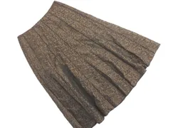 K.T. キヨコタカセ ペイズリー柄 ロング スカート size9/黒ｘ茶 ◇■ レディース