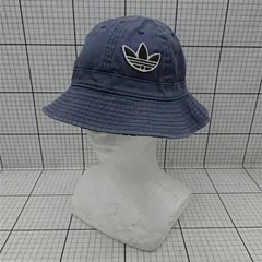 ◇ Θ アディダス adidas バケットハット リバーシブル トレフォイルロゴ ネイビー系 メンズ E  【1511110016939】