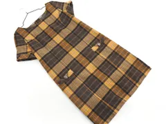 Spick & Span スピック＆スパン ウール混 チェック Iライン ワンピース size38/キャメルｘ茶 ◇■ レディース