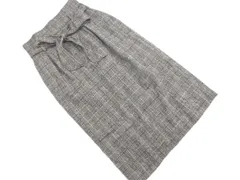 CLEAR IMPRESSION クリアインプレッション グレンチェック ナロー タイト ロング スカート size2/グレー ◇■ レディース