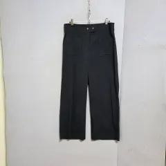 バレンシア 春夏 ブラック ズボン 丸のまま66 n2206