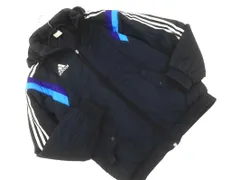 adidas アディダス フード 中綿 ジャケット sizeM/紺 ◇■ メンズ