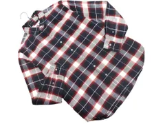 GLOBAL WORK グローバルワーク チェック シャツ sizeM/紺ｘ赤ｘ白 ◇■ メンズ
